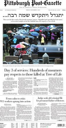 File:Pittsburgh Post-Gazette front page -- Nov. 2, 2018.jpg