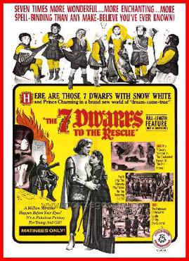 The Seven Dwarfs To The Rescue 35mm Movie Trailer Film (1951) fairy  tale/Family