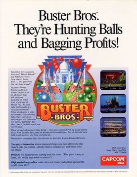 <i>Buster Bros.</i> 1989 video game