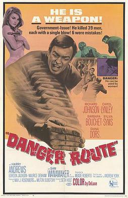 <i>Danger Route</i> 1967 British film by Seth Holt
