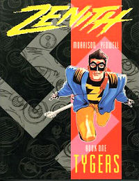 Steve Yeowell's cover to Zenith Book one. Zenith book 1.jpg