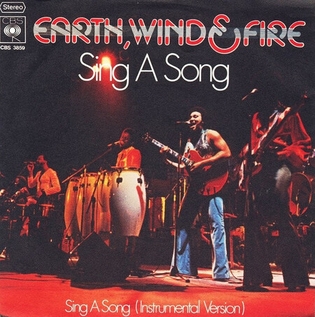 Sing a Song (Earth, Wind & Fire song) 1975 single by Earth, Wind & Fire