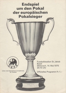 <span class="mw-page-title-main">1975 European Cup Winners' Cup final</span> Football match