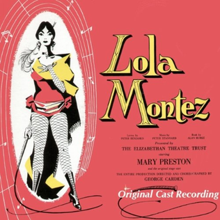 <i>Lola Montez</i> (musical) 1962 Australian film by Alan Burke