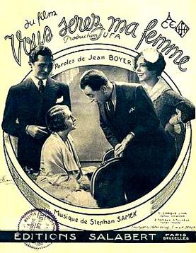 <i>You Will Be My Wife</i> 1932 German film