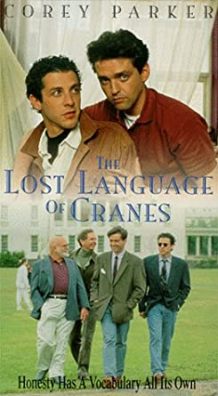 Portada de VHS para The Lost Language of Cranes (película) 1991 British Television Film.jpg