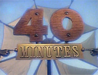 BBC 40 Menit dokumenter strand logo.