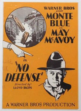 <i>No Defense</i> (1929 film) 1929 film