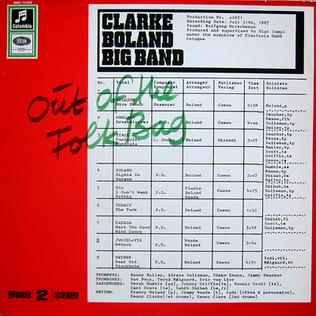 <i>Out of the Folk Bag</i> 1967 studio album by Clarke-Boland Big Band