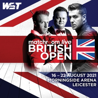 2021 British Open Snooker event