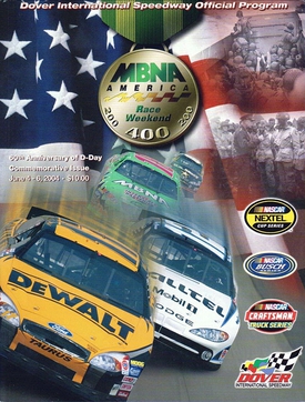 <span class="mw-page-title-main">2004 MBNA America 400 "A Salute to Heroes"</span> Motor car race