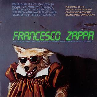 <i>Francesco Zappa</i> (album) Album by Frank Zappa