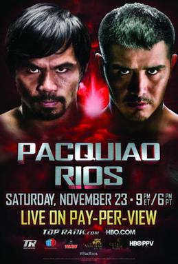 <span class="mw-page-title-main">Manny Pacquiao vs. Brandon Ríos</span> Boxing competition