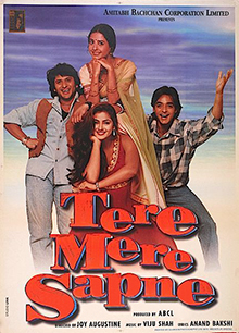 Download Tere Mere Sapne (1996) Full Movie – 720p