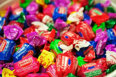 Single Classic Bubble-Gum Machine with Stand