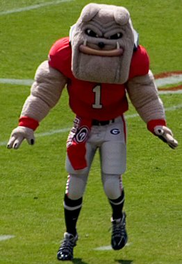 Hairy Dawg and Blooper Georgia Bulldogs and Atlanta Braves mascot