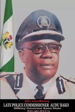 <span class="mw-page-title-main">Audu Bako</span> Nigerian police officer, governor of Kano State (1924–1980)