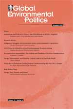 <i>Global Environmental Politics</i> journal