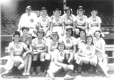 1944 Milwaukee Chicks
Photo: AAGPBL files
Back, L-R: Max Carey, Thelma Eisen, Merle Keagle, Emily Stevenson, Vickie Panos, Clara Cook.
Middle, L-R: Dottie Hunter, Dorothy Maguire, Vivian Anderson, Sylvia Wronski, Alma Ziegler, Dolores Klosowski.
Front, L-R: Josephine Kabick, Betty Whiting, Viola Thompson. 1944 Milwaukee Chicks.jpg