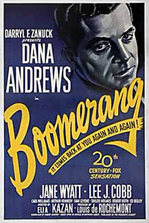 <i>Boomerang</i> (1947 film) 1947 film by Elia Kazan