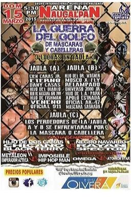 <span class="mw-page-title-main">Guerra del Golfo (2015)</span> 2015 International Wrestling Revolution Group event