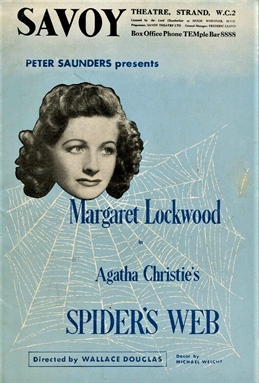 <i>Spiders Web</i> (play) 1954 play by Agatha Christie