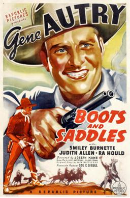 <i>Boots and Saddles</i> (film) 1936 film by Joseph Kane