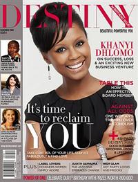 File:Khanyi Dhlomo, October 2008 cover of Destiny Magazine.jpg