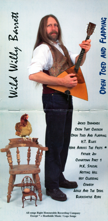 <i>Open Toed and Flapping</i> 1995 studio album by Wild Willy Barrett