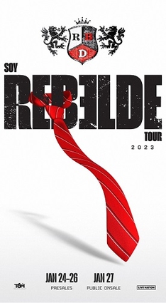 <span class="mw-page-title-main">Soy Rebelde Tour</span> 2023 concert tour by RBD