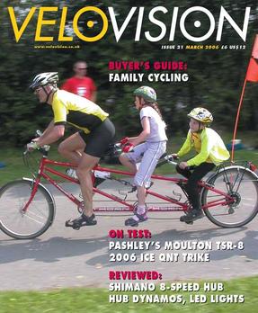 Cover of VeloVision Issue 21, showing the kind of unusual content featured in the magazine Velovision21.jpg