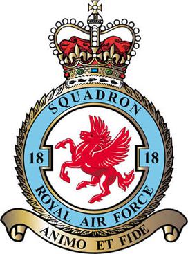 <span class="mw-page-title-main">No. 18 Squadron RAF</span> Flying squadron of the Royal Air Force