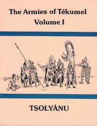 Tentara Tékumel vol I Tsolyánu 2 Printing wargame suplemen cover 1981.jpg