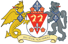 The coat of arms of the council of the former Municipal Borough of Prestwich.
