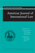 <i>American Journal of International Law</i> journal