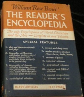 <i>Benets Readers Encyclopedia</i> Reference book on world literature