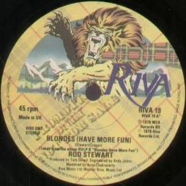 Blondes (Have More Fun) 1979 single by Rod Stewart