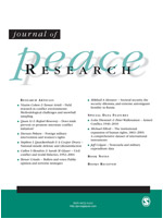 <i>Journal of Peace Research</i> Academic journal