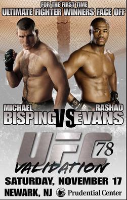 <span class="mw-page-title-main">UFC 78</span> UFC mixed martial arts event in 2007