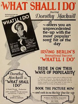 <i>What Shall I Do?</i> 1924 film