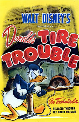 <i>Donalds Tire Trouble</i> 1943 Donald Duck cartoon