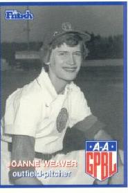 Joanne Weaver All-American Girls Professional Baseball League player