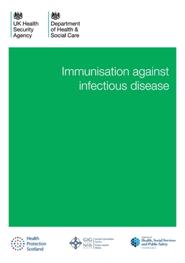 <span class="mw-page-title-main">The Green Book (immunisation guidance, UK)</span> Book about vaccination