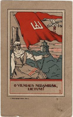 File:Lithuanian poster urging not to forget Vilnius.jpg