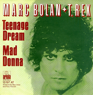 <span class="mw-page-title-main">Teenage Dream (T. Rex song)</span> 1974 single by Marc Bolan and T. Rex