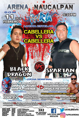 <span class="mw-page-title-main">IWRG Cabellera vs. Cabellera (February 2018)</span> 2018 International Wrestling Revolution Group event