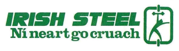 File:Irish Steel logo - Cropped from 1970s print advert - Back of IRFU rugby programme.png