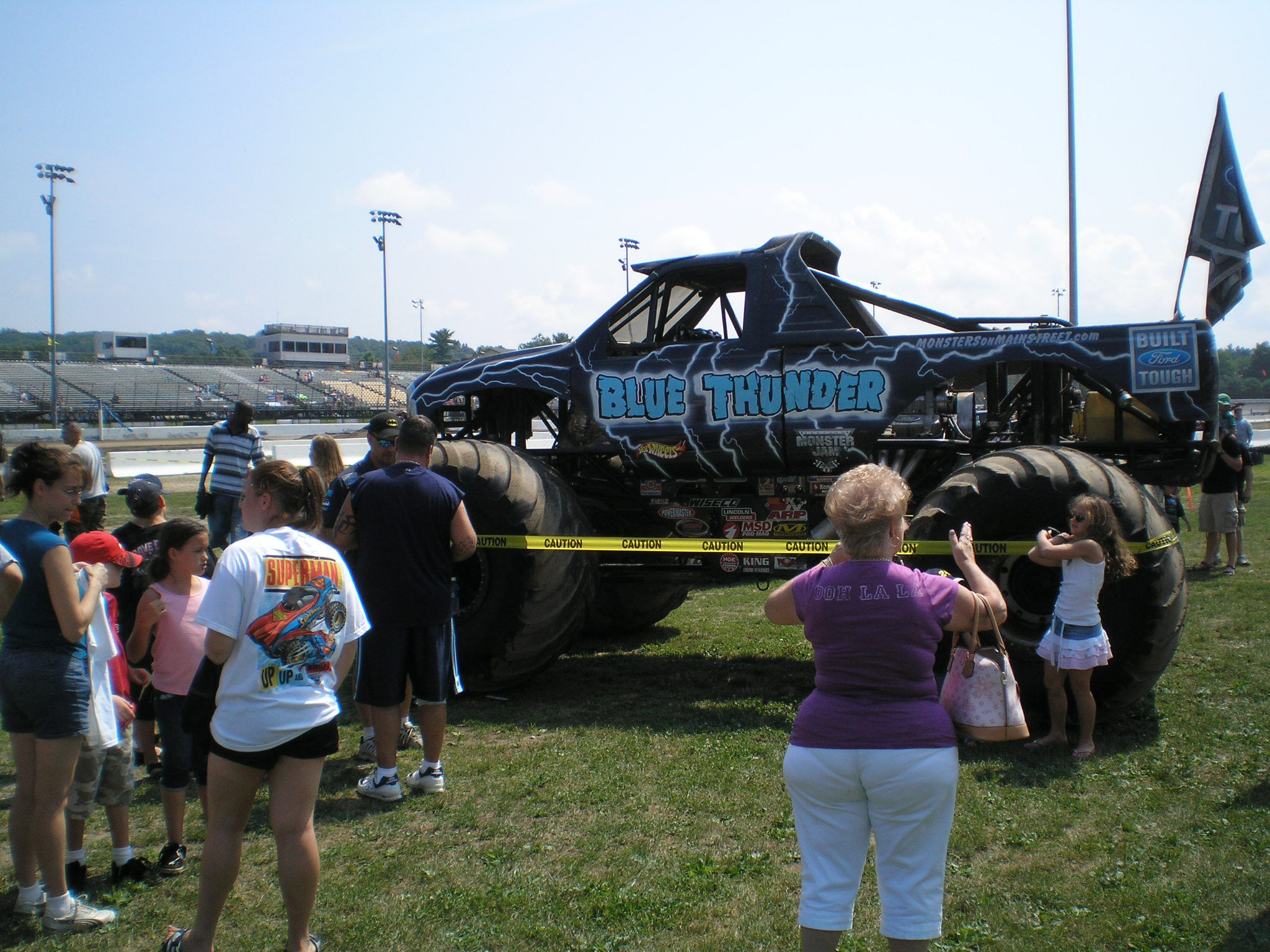 blue thunder monster truck wallpaper