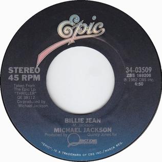 <span class="mw-page-title-main">Billie Jean</span> 1983 single by Michael Jackson
