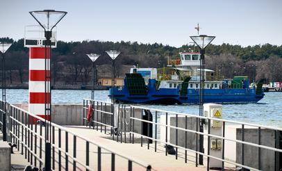 File:Klaipeda The Old Ferry port terminal with a ferry boat.jpg